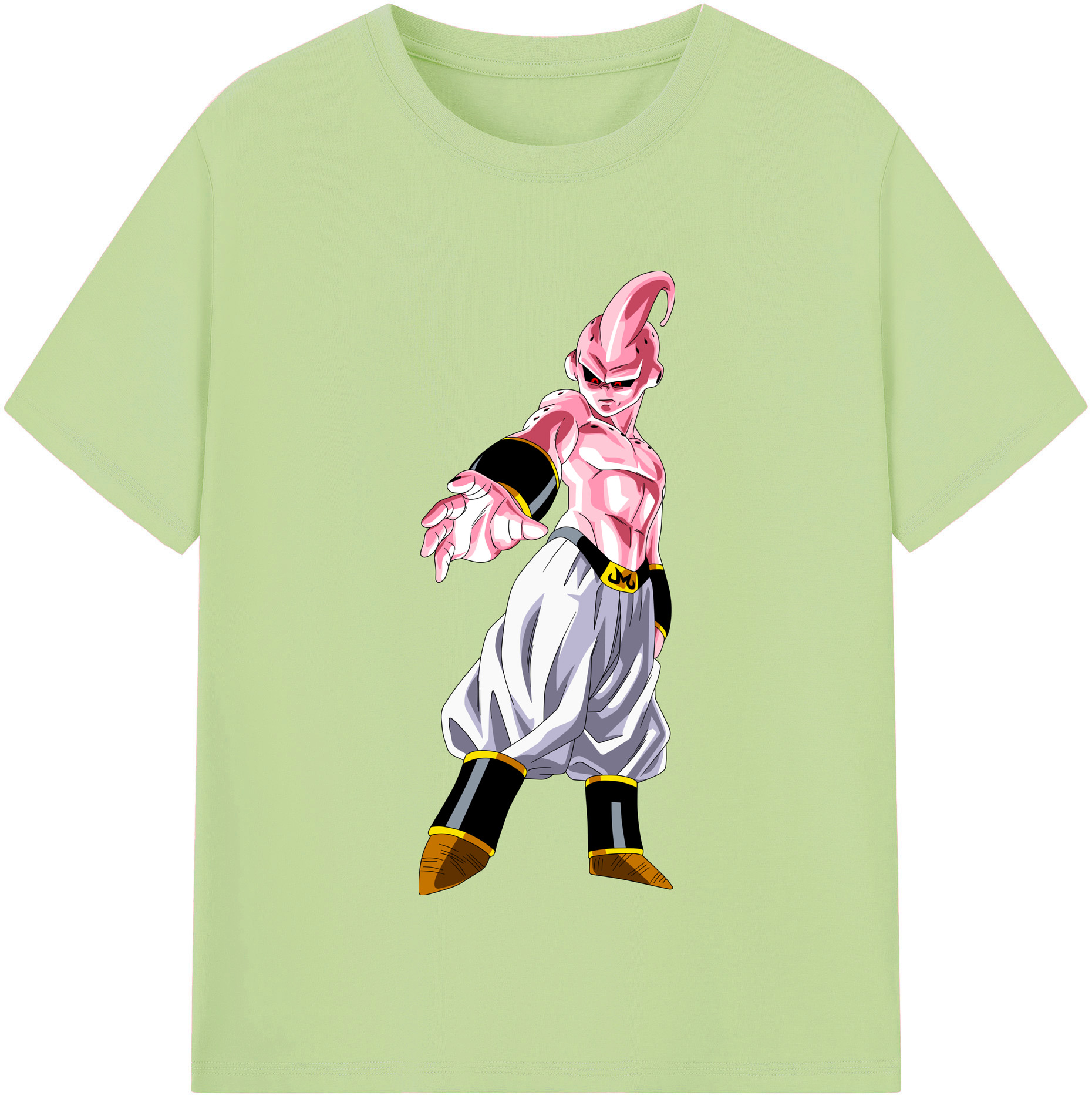 （画像用） ドラゴンボール 魔人ブウ DRAGON BALL Majin Buu 綿100％半袖Tシャツ（フロントプリント）